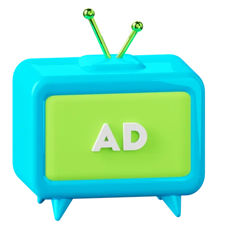 Tv Monitor  3D Icon