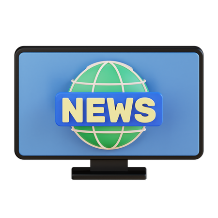 Noticiero  3D Icon