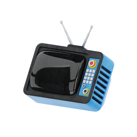 Televisão retrô  3D Icon