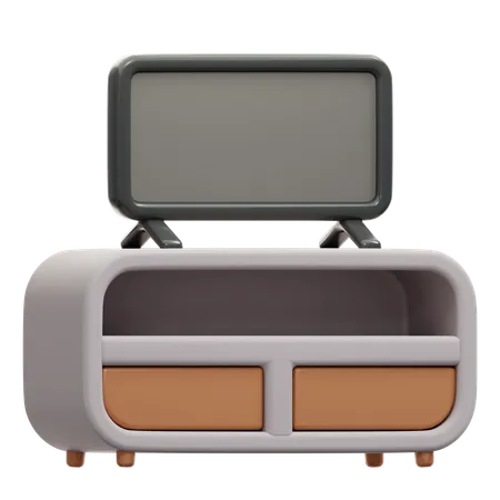 Fernsehschrank  3D Icon