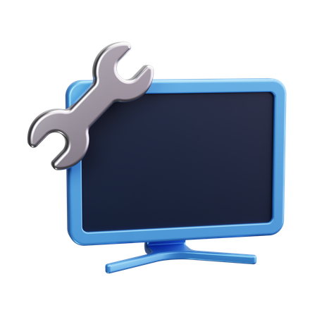 Tv Service  3D Icon