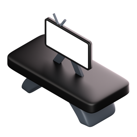 Tv Set  3D Icon