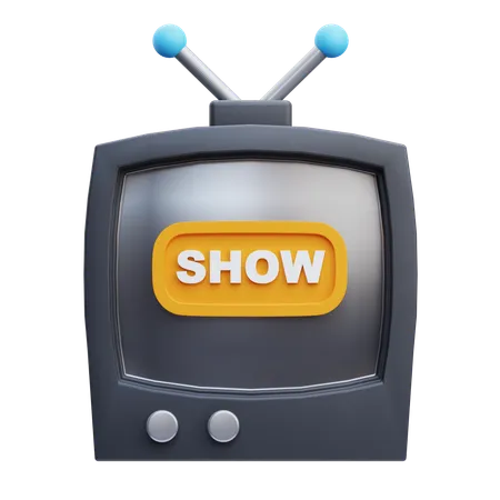 TV Show  3D Icon