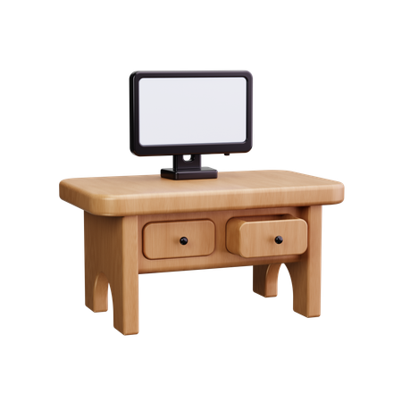 TV 스탠드  3D Icon