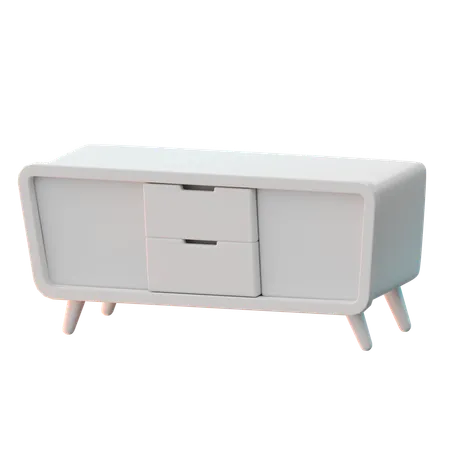 TV Stand  3D Icon