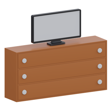 TV Stand  3D Icon