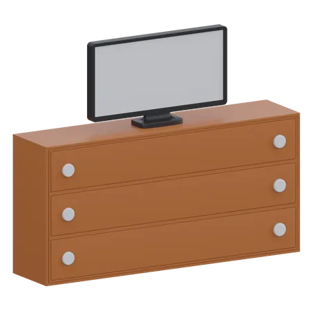 TV Stand  3D Icon