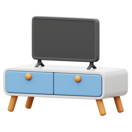 TV Table  3D Icon