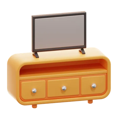 Tv Table  3D Icon