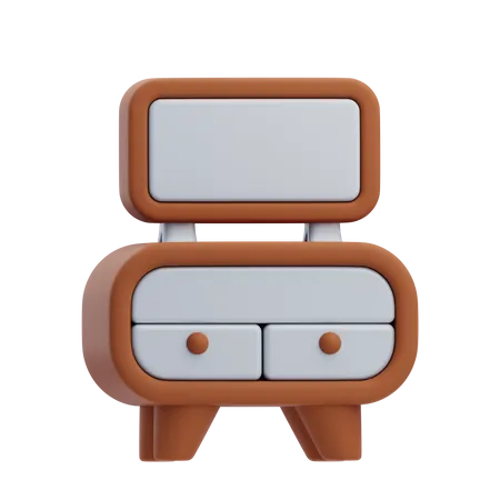 Tv Table  3D Icon