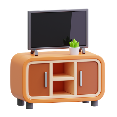 TV Table  3D Icon
