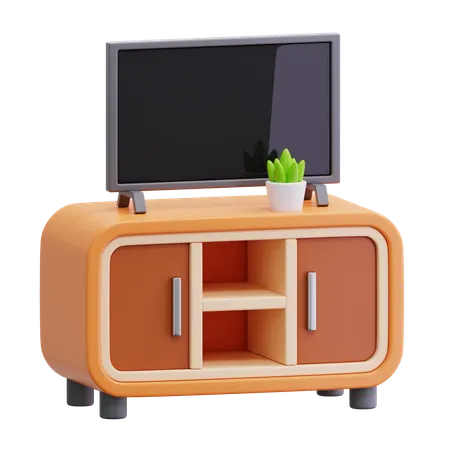 TV Table  3D Icon