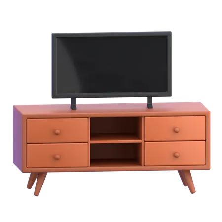 Tv Table  3D Icon