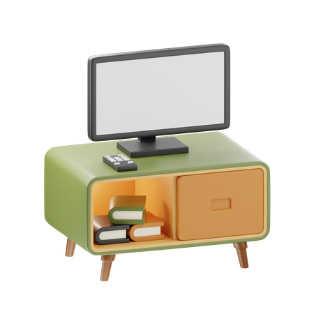Tv Table  3D Icon