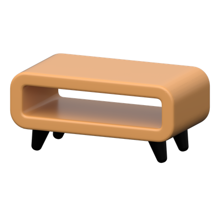 TV Table  3D Icon
