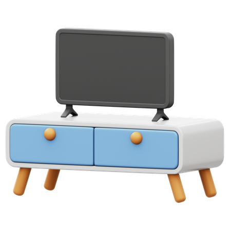 TV Table  3D Icon