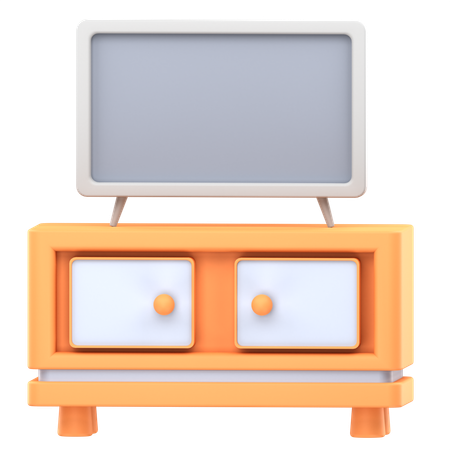 Tv Table Stand  3D Icon