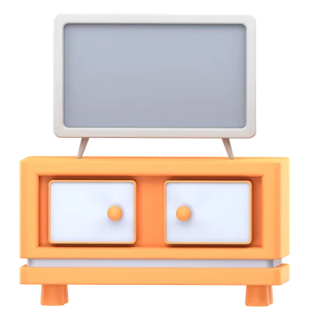 TV-Tischständer  3D Icon