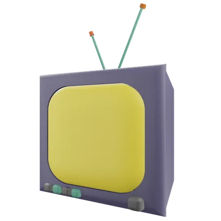 Televisión vieja  3D Icon