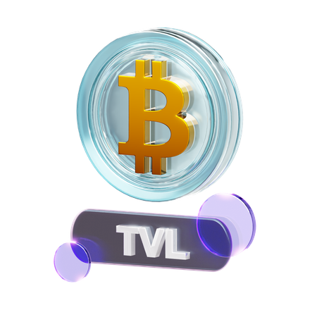 암호화-TVL  3D Icon