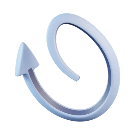 Twirl Arrow  3D Icon
