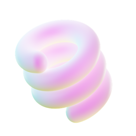 Twist Abstract Shape  3D Icon