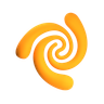 3d twisted logo