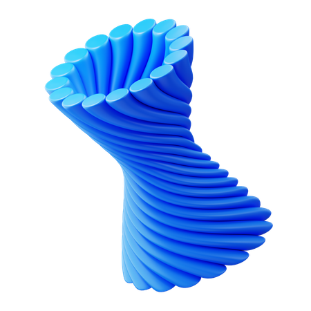 Twisted Abstract  3D Icon