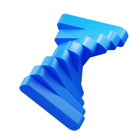 Twisted Abstract  3D Icon