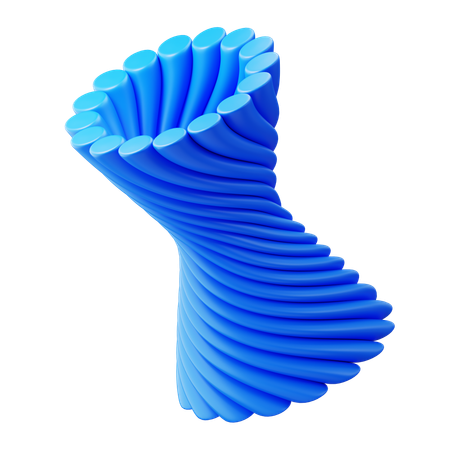 Twisted Abstract  3D Icon