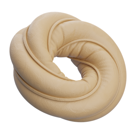 Twisted Ballon Ring Neon  3D Icon