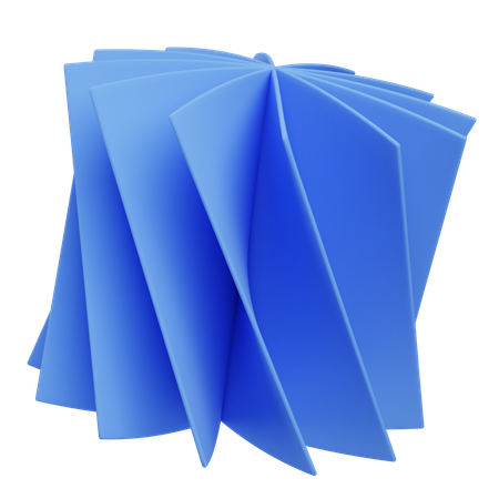 Twisted book  3D Icon
