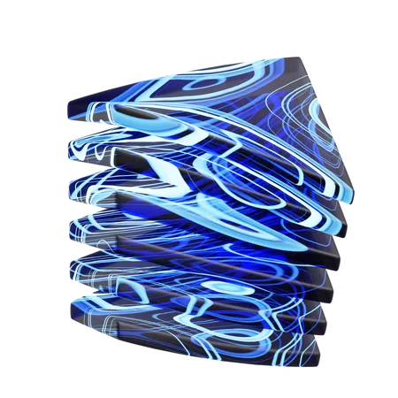 Twisted Cube  3D Icon