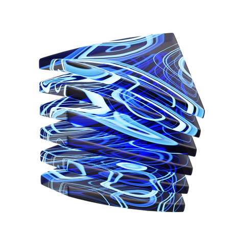 Twisted Cube  3D Icon