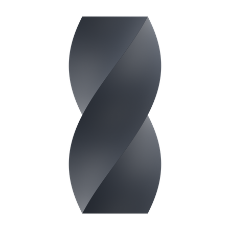 Twisted Cube  3D Icon