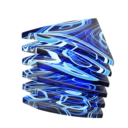 Twisted Cube  3D Icon