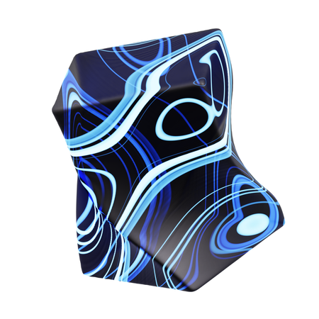 Twisted Cuboid  3D Icon