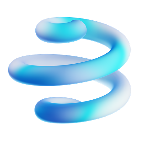 Twisted Curve  3D Icon