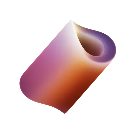 Twisted Cylinder  3D Icon