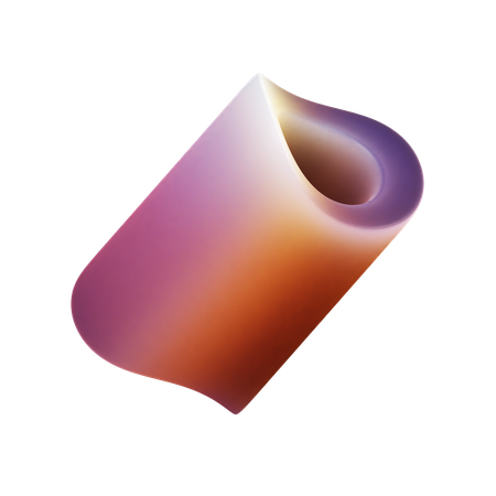 Twisted Cylinder  3D Icon