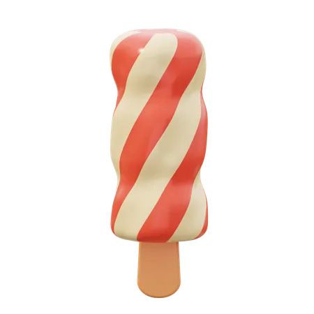 Twisted Ice Cream  3D Icon