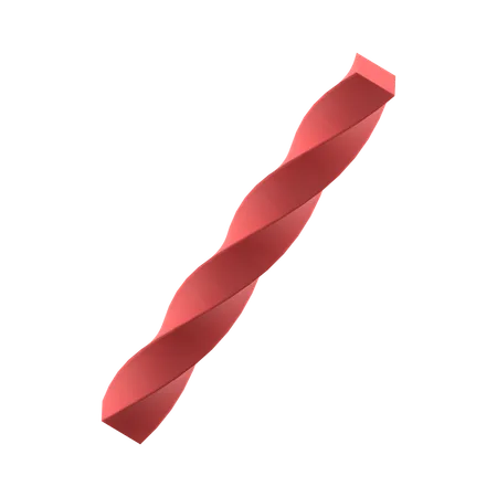 Twisted Line  3D Icon