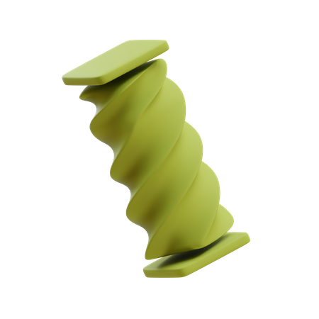 Twisted Pasta  3D Icon