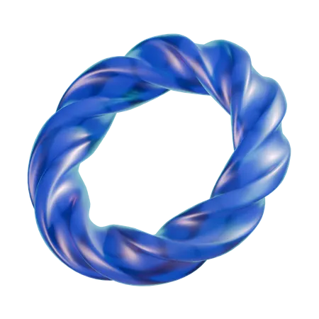 Twisted Ring  3D Icon