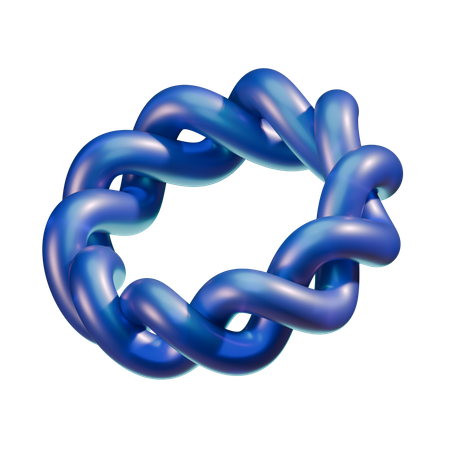 Twisted Ring  3D Icon