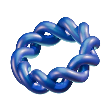 Twisted Ring  3D Icon