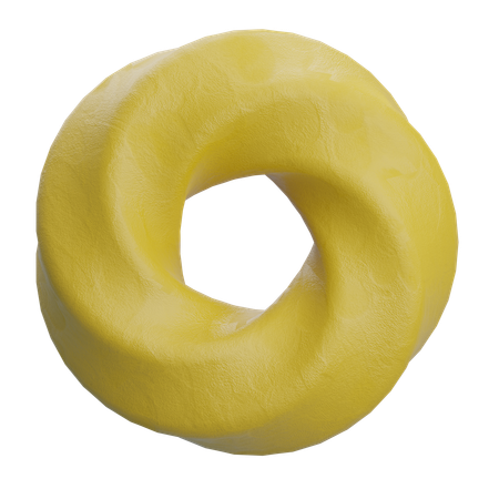 Twisted Ring Neon  3D Icon