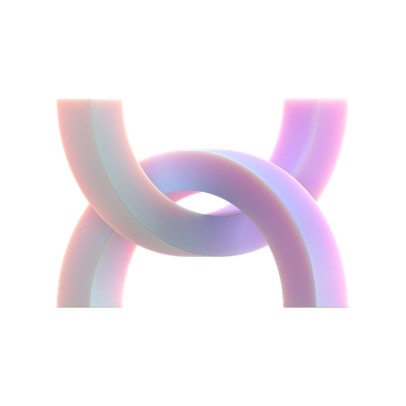 Twisted Rings  3D Icon