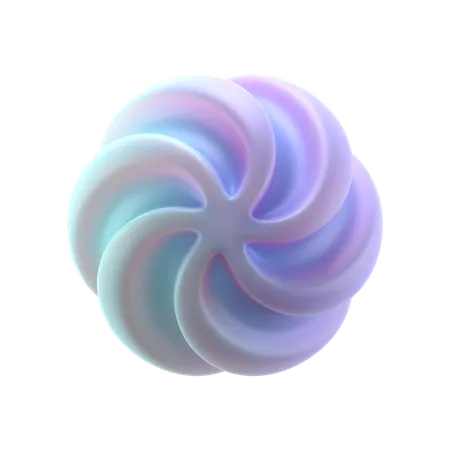 Twisted Sphere  3D Icon