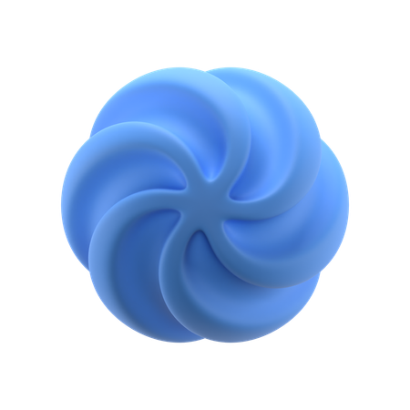Twisted Sphere  3D Icon